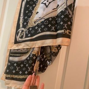 LOUIS VUITTON SILK MONOGRAM CONFIDENTIAL